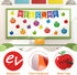 77 Pcs Bulletin Board Decorations, Back to School Welcome Banners,Motivational Cutouts Classroom Decor for School Holiday Bulletin Board (Apples)...