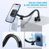 APPS2Car Magnetic Phone Holder Mount with 13-inch Flexible Long Arm & 6 Strong Magnets, Anti-Shake Holder for Truck Windshield Dashboard, Suction ...
