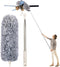 Dusters for Cleaning High Ceiling Fan, Newliton Microfiber Feather Duster with 30'' to 100'' Telescoping Extension Pole, Long Extendable Duster fo...