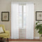 Elrene Home Fashions Bianca Boho Semi-Sheer White Cotton Rod-Pocket Window Curtain Panel with Colorful Side Tassels, 52 inches by 84 inches, Blush...