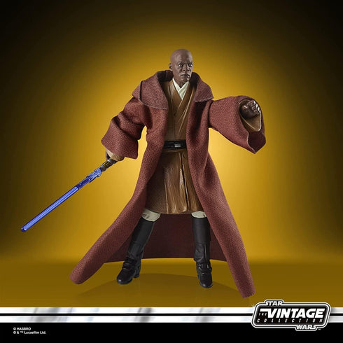 STAR WARS The Vintage Collection Mace Windu Toy VC35, 3.75-Inch-Scale Attack of The Clones Action Figure, Toy Kids Ages 4 and Up...