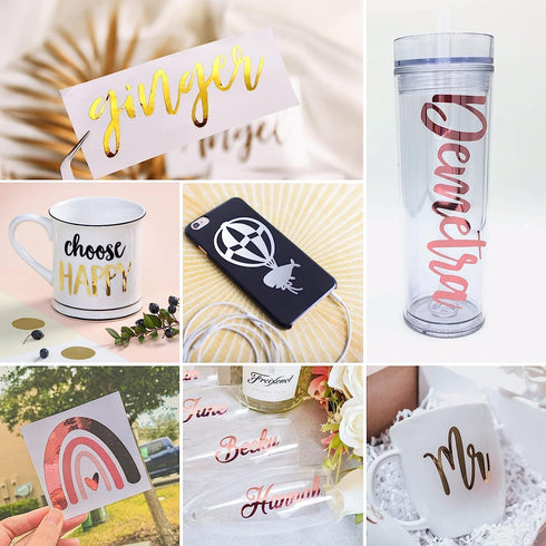 HTVRONT Purple Metallic Vinyl - 12" x 10FT Matte Purple Vinyl for Cricut - Easy to Weed & Transfer Purple Permanent Vinyl Roll...