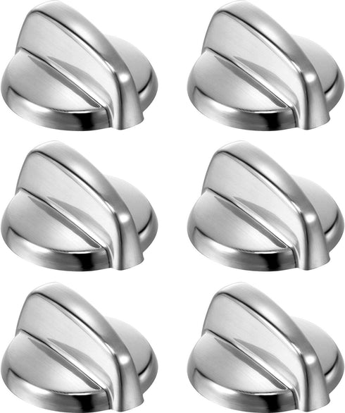 WB03T10284 Knobs Burner Control Knobs Compatible with General Electric GE Range/ Stove/ Oven Knob Replace for AP4346312 PS2321076 (6 Pack)