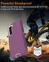 for Samsung Galaxy S23-Plus Case, with Screen Protector, Dust-Proof Port Cover, Full-Body Silicone Rubber Phone Case, Military Grade Drop-Proof Sh...