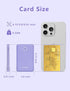 miisso 6000mah Ultra Slim Built in Cables Power Bank, Card Size Built in USB C Cords Battery Pack Portable Charger for Phones, 3 Output External B...