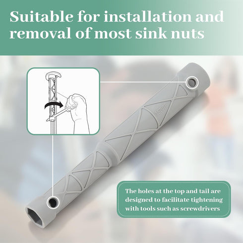 Sink Faucet Installation Tool Compatible With Moen 118305 Replacement Kitchen Faucet Installation/Tightening Tool, Faucet Nut Removal Tool, Sink N...