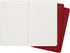 Moleskine Cahier Journal, Soft Cover, Large (5" x 8.25") Ruled/Lined, Cranberry Red, 80 Pages (Set of 3)...