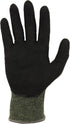 Ergodyne ProFlex 7042 Cut Resistant Work Gloves, ANSI A4, Contact Heat Resistant, Sandy Nitrile Coated Palms, 18g Aramid , Green...