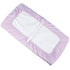 Diaper Changing Pad Cover for Baby Girls Set of 3, Snug Fit 4-sided Contoured Changing Table Pad 16x31 16x32, Fitted Change Pad Sheet Gray Purple ...