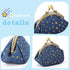 iSuperb Coin Purse Coin Bag Star Pouch Kiss-Lock Change Purse Small Wallets Coin Pouch for Women (Navy blue)...