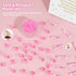Don't Say Baby Shower Clothespin Game for Girl Includes 8x11 Standing Sign, 60 Mini Pink Clothes Pin, 60 Mini Pacifiers...