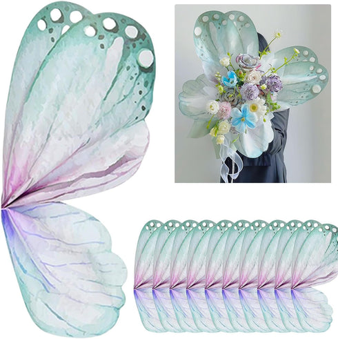 Aiouclay 20 Sheets Butterfly Wrapping Paper,Waterproof Wrapping Paper for FLower Bouquet,Butterfly Bouquet Accessories Bouquet Wrapping Paper for ...