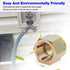05265 Faucet Thread Cleaner Tool for Household Outdoor Faucet 3/8 Inch Socket Drive or Wrench Hose Thread Cleaning Tool, Hex Thread Cleaner Adapte...