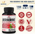 150 Capsules Berberine Supplement with Ceylon Cinnamon, Turmeric, Milk Thistle, Artichoke, and Black Pepper - 5 Month Supply...