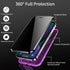 Privacy Magnetic Case for iPhone 11 Pro Max, Double Sided Magnet Adsorption Cover with Anti-Peep Screen Protector and Camera Lens Full Body Protec...