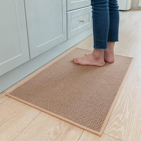 Kitchen Rugs and Mats Non Skid Washable, Absorbent Runner Rugs for Kitchen, Front of Sink, Kitchen Mats for Floor (Beige, 20"x32")...