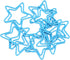 Star Paper Clips, 100pcs Blue Star Paper Clips Bookmarks Cute Paper Clips Small Paperclips for Office School Paper Files Organizing...