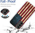 Phone Case for Galaxy A14 5G Case, Samsung A14 5G SM-A146B Case with Tempered-Glass Screen Protector, Cute Clear Flag Pattern Full Body Protective...