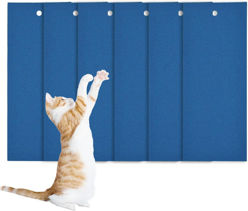 kathson 6 Pcs Cat Nail File Scratcher,Cats Scratch Stickyback Sandpaper Replacement Dog Nail Paw Scratch Pad with Hanging Hole Nail Files Scratchi...