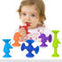Baby Bath Toys for Kids Ages 1-3 Cute Unicorn No Hole Bath Toys Suction Toys Creative Connect Build Travel Toys Sensory Toys for Toddlers 1-3 Todd...