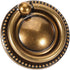 2 Pack Ring pulls,2" Antique Ring Drawer pulls,Ring Cabinet Cupboard pulls with Round Plate,Drawer Ring pulls (Antique Brass)...