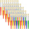 50Pcs Paint Brushes, Anezus Round Paint Brushes for Kids Classroom Toddlers Paint Brush Set for Touch Up Preschool Daycare Washable Acrylic Paint ...