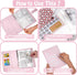 100 Envelopes Money Saving Challenge Binder, A5 Budget Binder with Cash Envelopes, Savings Challenges Book to Save $5,050, 10,000, 500, Budget Pla...