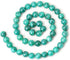45PCS 8mm Natural Peacock Vein Agate Gemstone Round Loose Beads for Jewelry Making Jewelry Design1 Strand 15"...