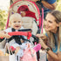 Baby Stroller Hooks Bag Hooks for Hanging Diaper Bags MultiPurpose Hooks for Grocery Shopping Bags Premium Vegan Leather Pram Straps 2 Pcs (red)...