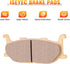 Front Sintered Brake Pads Set for 2016-1999 Yamaha V-Star 250, 650, 950, Front Brake Pad Set...