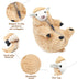 AGRIMONY Cute Shaved Sheep Stuffed Animals Kawaii Lamb Plush Toys Valentines Day Mothers Day Birthday Easter Funny Gifts for Kids Girls Boys Teens...