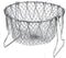 304 Stainless Steel Foldable Steam Rinse Strain Fry Basket Strainer Net Kitchen Cooking Tool for Fried Food or Fruits...