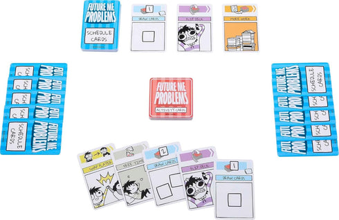 Mattel Games Sarah's Scribbles Future Me Problems Card Game, Funny Family Game for Game Night All about Avoiding Responsibility...