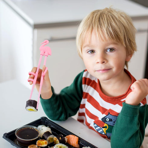 4 pcs kid chopsticks, Training Chopsticks for Toddler Beginners Baby Children , training chopsticks with animals....