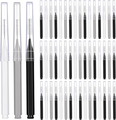 Patelai 50 Pieces Braces Brush for Cleaner Interdental Brush Toothpick Dental Tooth Flossing Head Oral Dental Hygiene Flosser Toothpick Cleaners T...