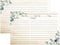 Recipe Cards 4x6, Premium Double-Sided Recipe Cards for Wedding, Bridal Shower, Housewarming, Set of 60 (4x6, Foliage)...