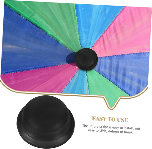 SOIMISS 2pcs Umbrella Hat Accessories Umbrella Pole Cap Umbrella Tops Cover Umbrella Tip Caps Umbrella Tips Umbrella Tip Cover Umbrella Supply Umb...