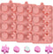 Flower Chocolate Molds 3pcs Tulip Silicone Candy Molds For Ice Cube Resin Soap Cupcake Decoration...