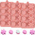 Flower Chocolate Molds 3pcs Tulip Silicone Candy Molds For Ice Cube Resin Soap Cupcake Decoration...