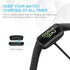 Charger Cable Compatible with Fitbit Inspire 3 Smartwatch, Replacement USB Charger Adapter Charge Cord Charging Cable for Inspire 3 Activity Fitne...