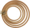 5PCS Wooden Embroidery Hoop Set, Beech Wood Cross Stitch Hoops from 5 to 9 Inches, Adjustable Round Embroidery Frames for DIY Needlework, Hand Sew...