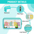 Clear Letter Patch Medicine Bag Drugs Pouch with Zipper, Travel Portable Cosmetic Makeup Bag for Women Girls, Waterproof Nylon PVC Toiletry Meds S...