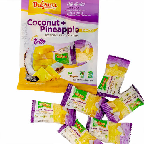 Dulzura Borincana Treats - Grated Coconut Infused with Pineapple Flavors - 3.4 oz (Pack of 1)...