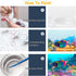 Paint by Numbers Kits for Kids - DIY Painting Craft Kits - 20x16 Inch Acrylic Oil Painting Set On Canvas for Childrens & Beginners, Colorful Sea T...