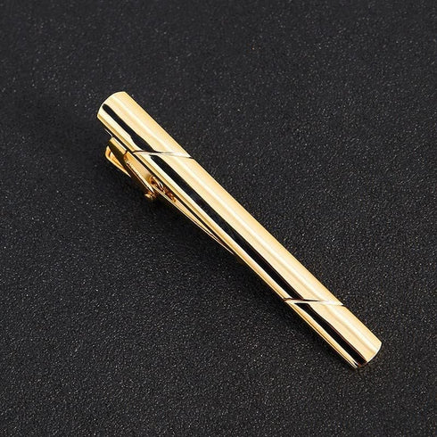 Mens Tie Clip Stainless Steel Metal Simple Necktie Tie Bar Clasp Clip Clamp Pins Sliver Color Minimalist for Men Business Party Wedding Anniversar...