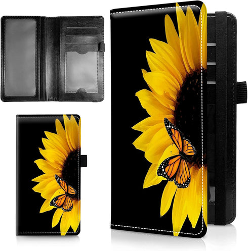 Checkbook Cover,Leather Standard Register Checkbook Case with RFID Blocking - Check Book Cover Wallet for Women Duplicate Check Card Pen Holder,Bu...