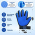 1TO3GO?Upgrade? Pet Grooming Gloves, Dog Washing Gloves for Bathing, Pet Hair Remover Gloves for Dogs, Cats and Horses with 185 Silicons Tips suit...