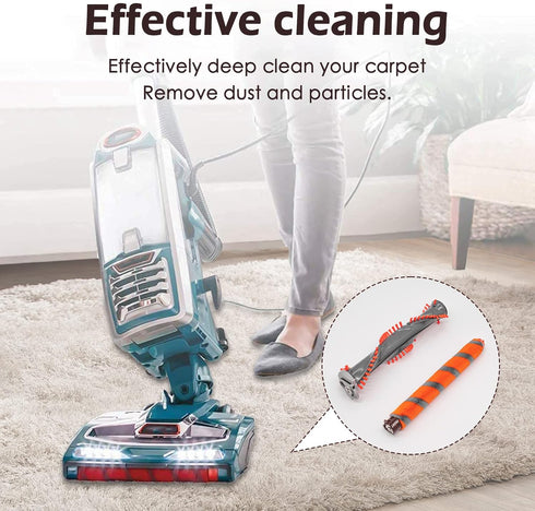 Replacement Roller Brush Kit Compatible with Shark NV800,NV800W,NV801,NV801Q,NV803,UV810,HV380,HV381,HV382,HV384 Vacuum Cleaner (1 Soft Roller Bru...
