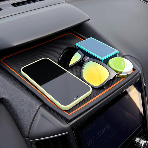 JKCOVER Dashboard Mats Compatible with Subaru Crosstrek/Impreza 2018-2022 2023 and Subaru Forester 2019-2024 Accessories Center Console Liner Mats...