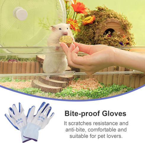 DOITOOL Anti Bite Gloves for Dogs, Medium, Rubber, Polyvinyl Chloride...